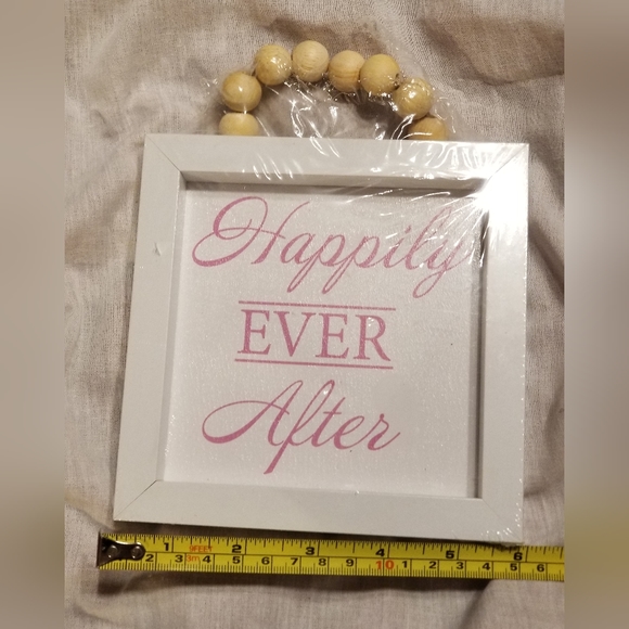 HAPPILY EVER AFTER SIGN WALL DESK - Picture 2 of 3